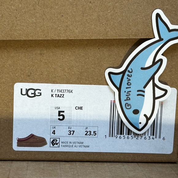 ♥️🤎BNWT UGG Tazz Platform Slipper Chestnut Kids size 5🤎♥️ - Picture 3 of 5